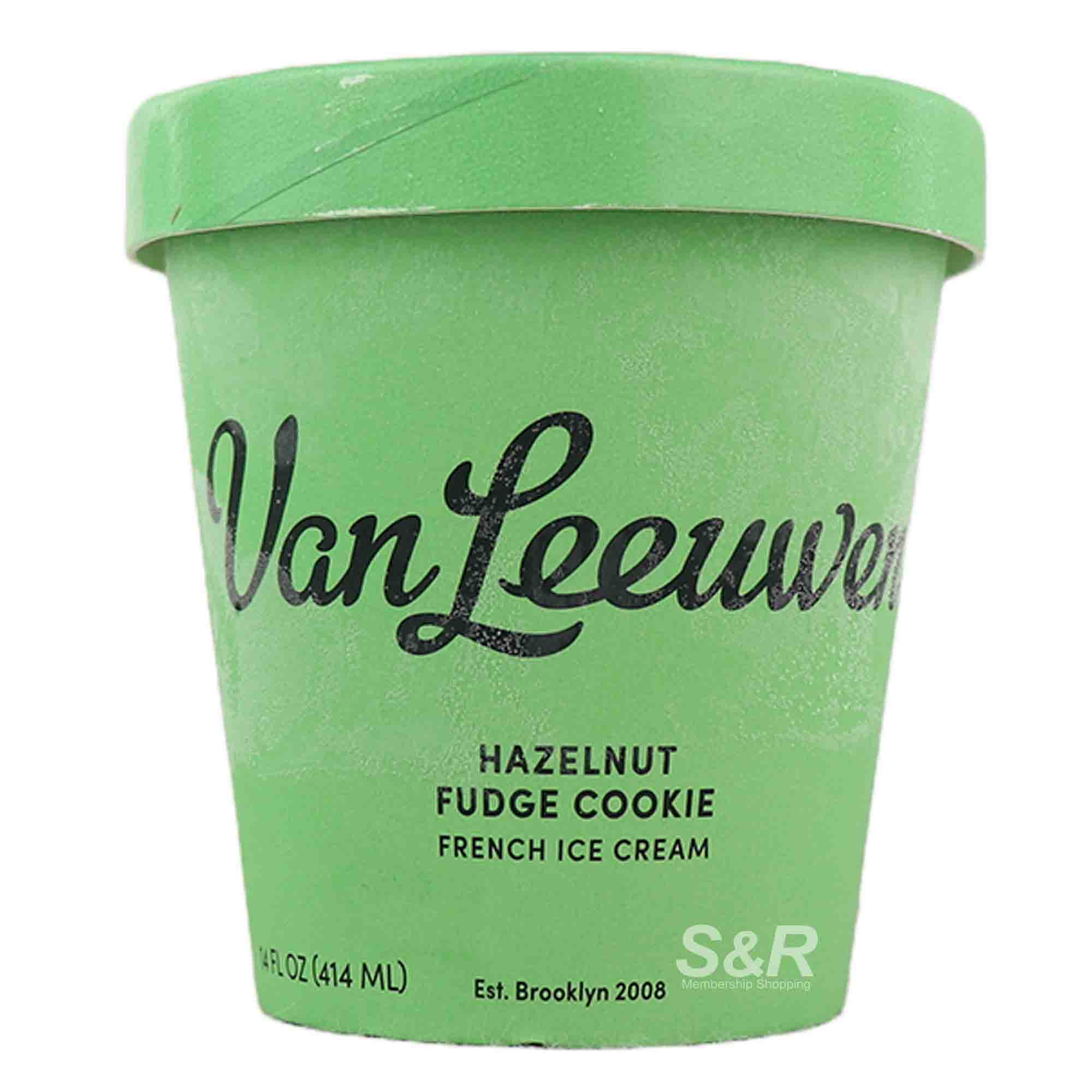 Van Leeuwen Hazelnut Fudge Cookie French Ice Cream 414mL